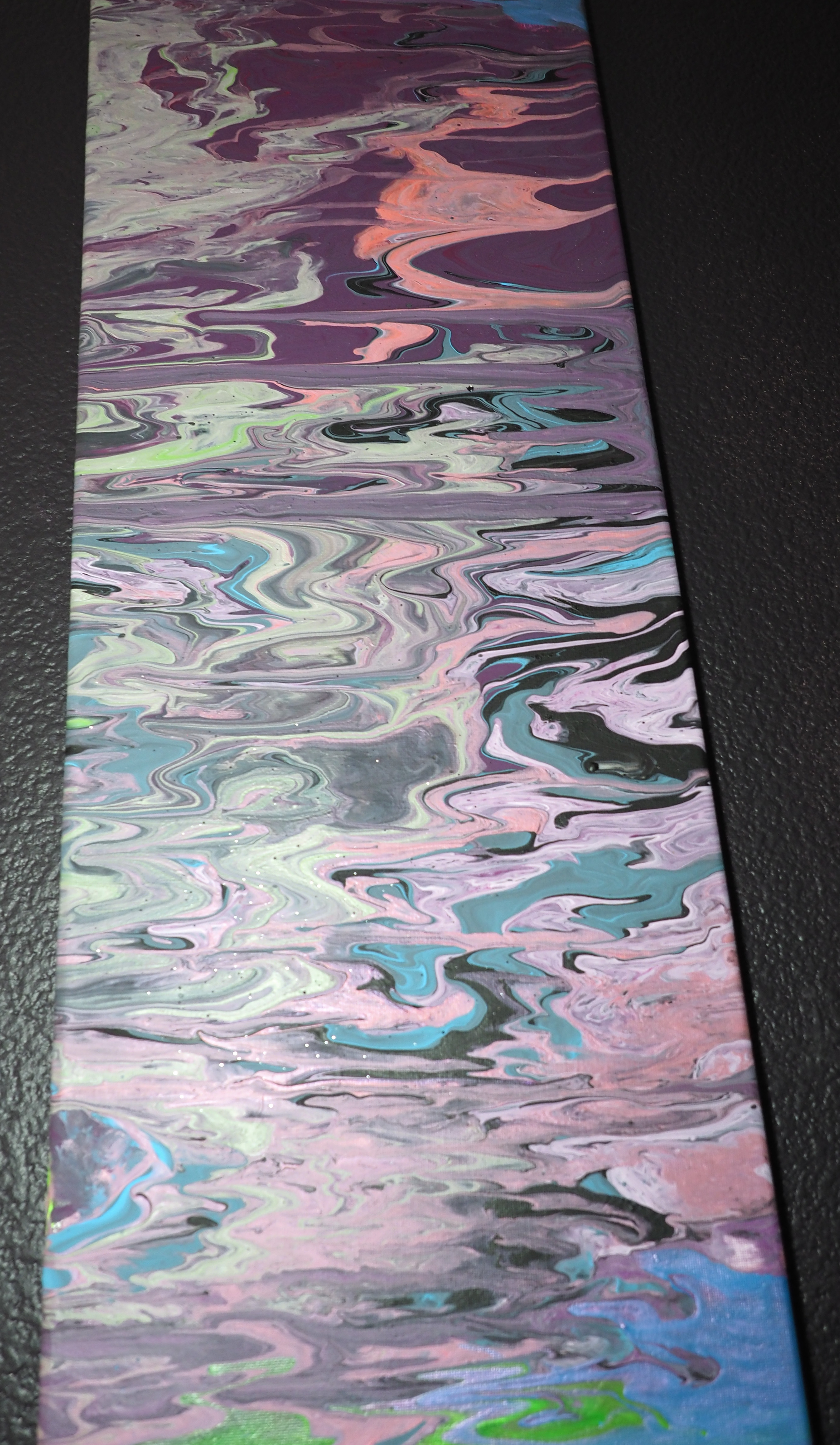 Implode: The Undoing abstract drip painting