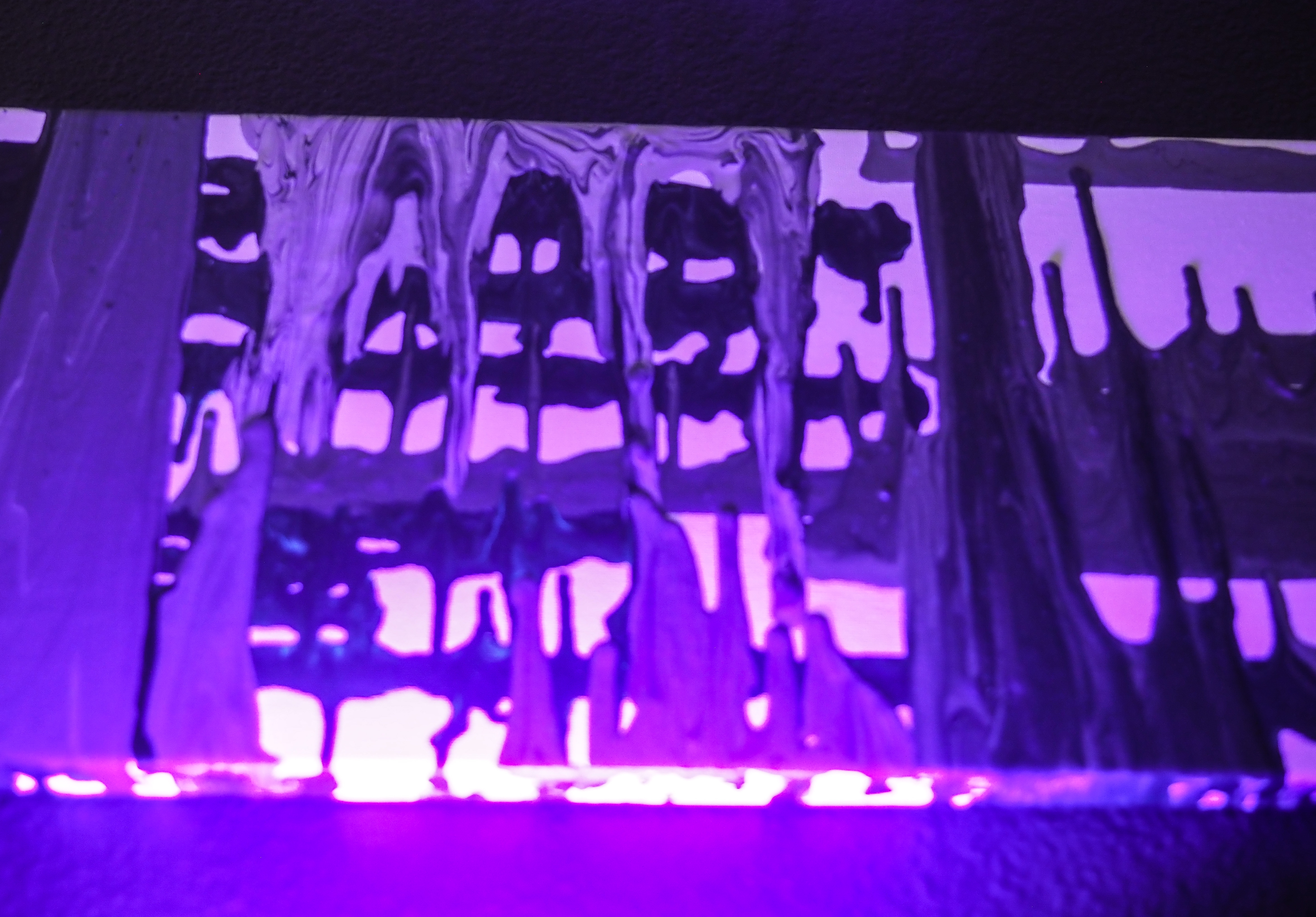 Liquid Lace abstract acrylic painting