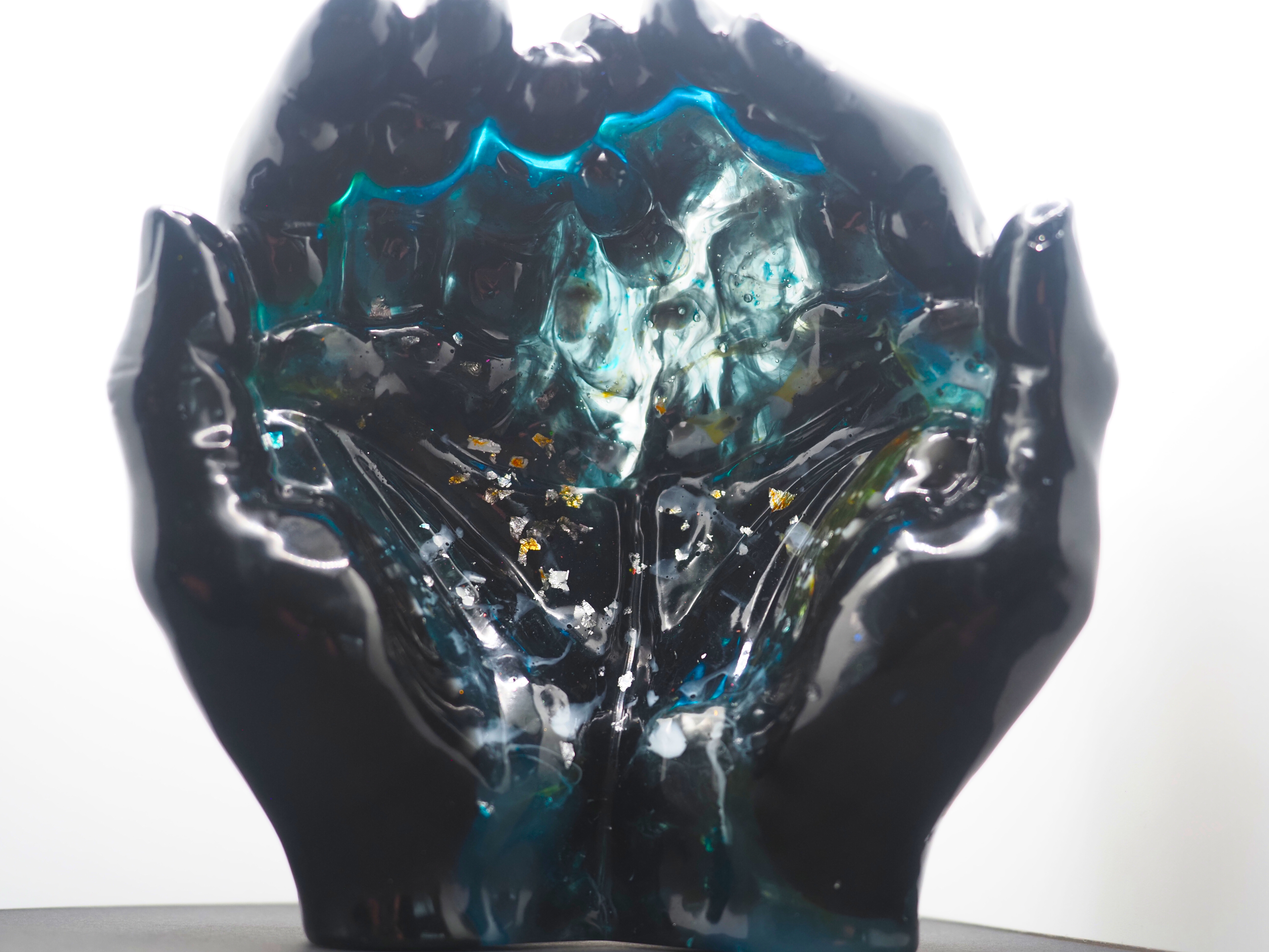  Aurora Shard Tray cosmic puzzle resin box